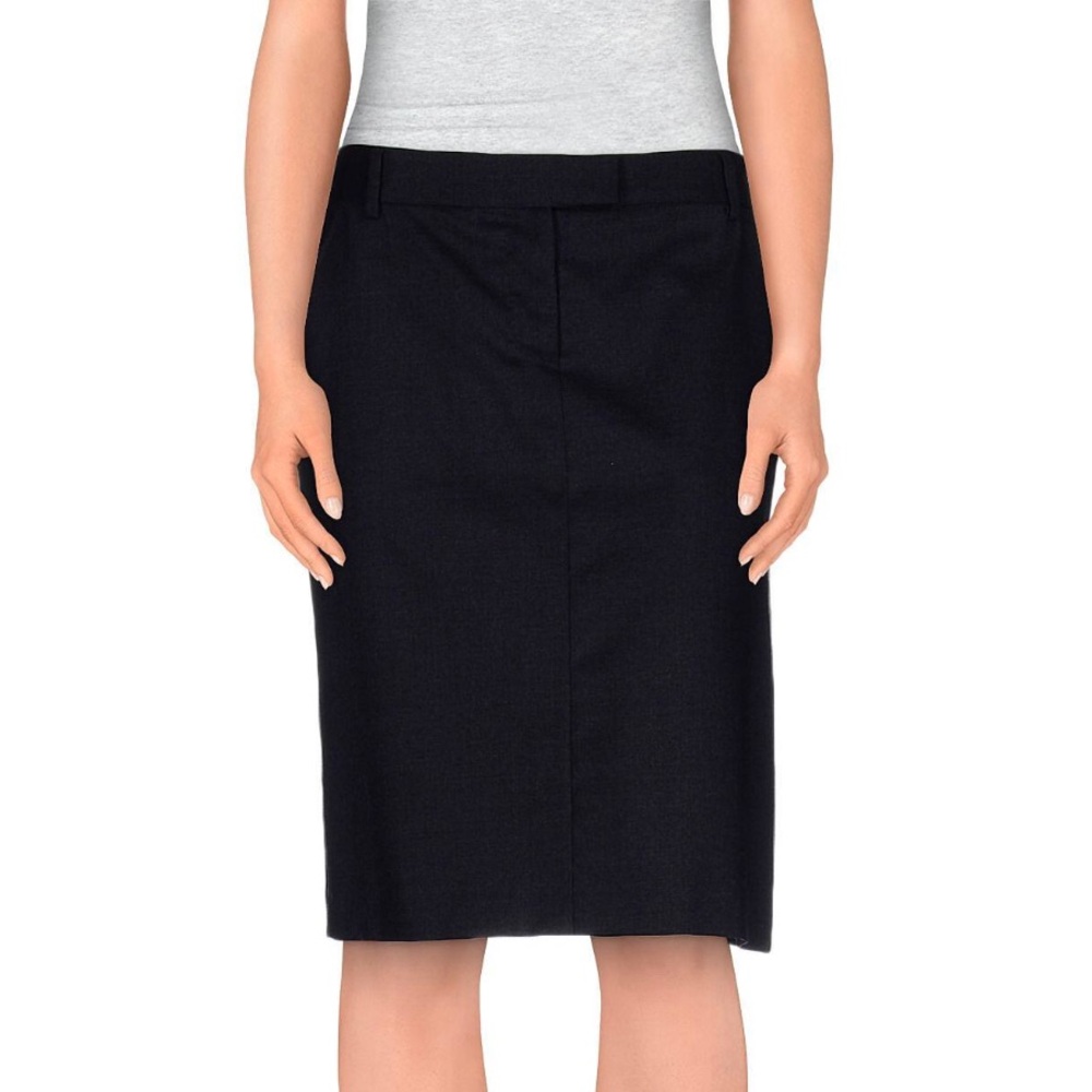 NWT Paul Smith black label wool black pencil skirt - 2, xs